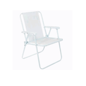 SILLON RAFIA ACERO PINTADO 2058