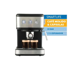 CAFETERA EXPRESO SMARTLIFE SL-EC8501 20BAR 2 EN 1